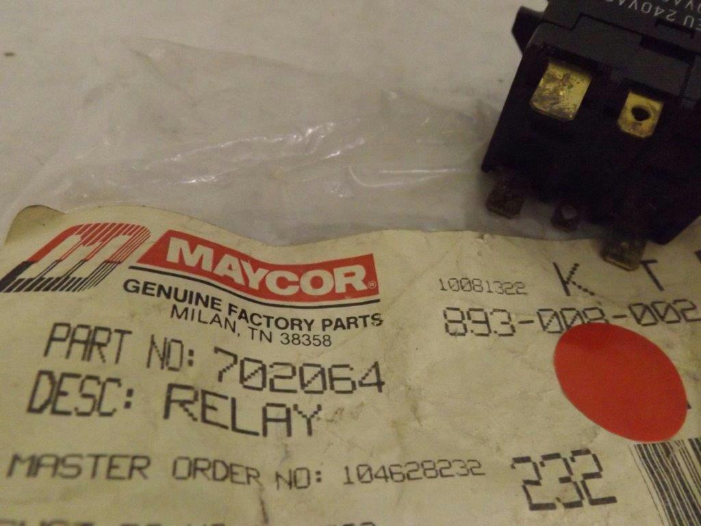 MAYTAG WHIRLPOOL STOVE 702064 RELAY NEW MAYTAG WHIRLPOOL STOVE 702064 RELAY NEW